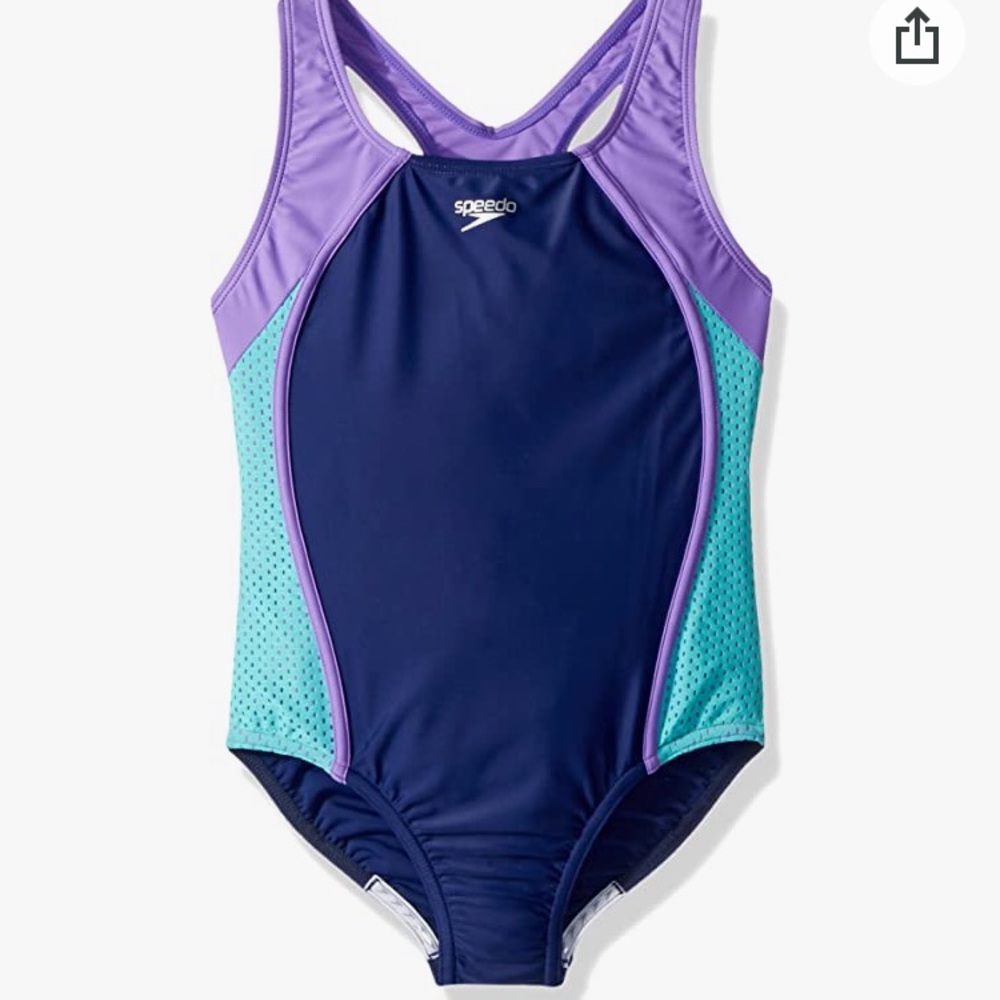 Girls Speedo one piece swimsuit